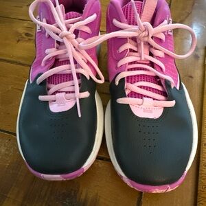 Under Armour Pink and Black Athletic Shoes
